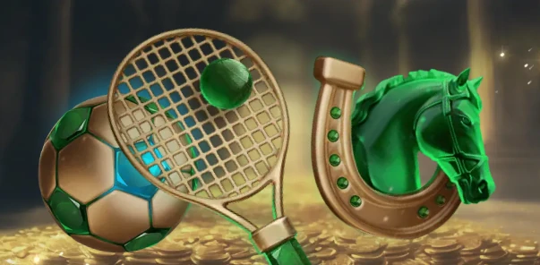 Herospin fantasy sports equipment with green crystal ball